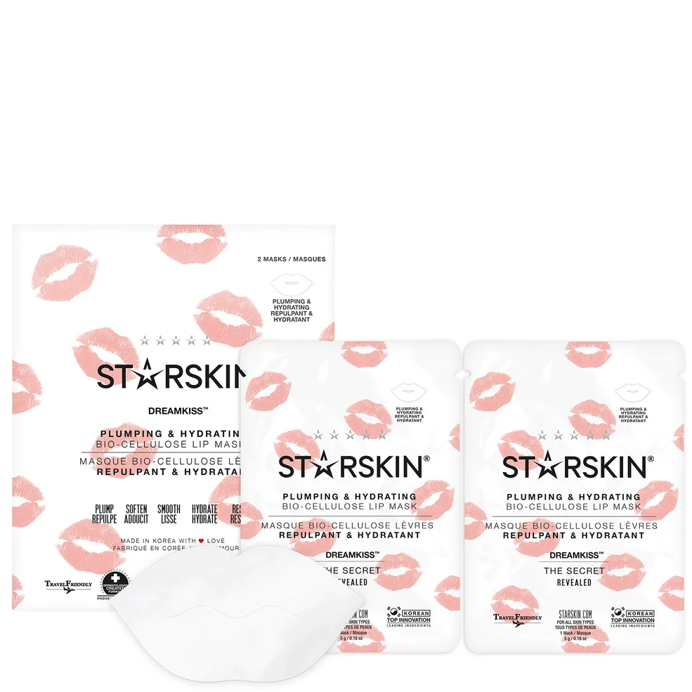 Masque Lèvres Repulpant et Hydratant Bio-Cellulose DREAMKISS™ STARSKIN (2 Masques)Image1