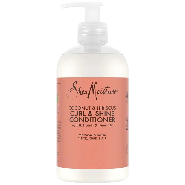 Shea Moisture Après-Shampoing Brillance Définisseur de Boucles à la Noix de Coco et l'Hibiscus (384 ml)