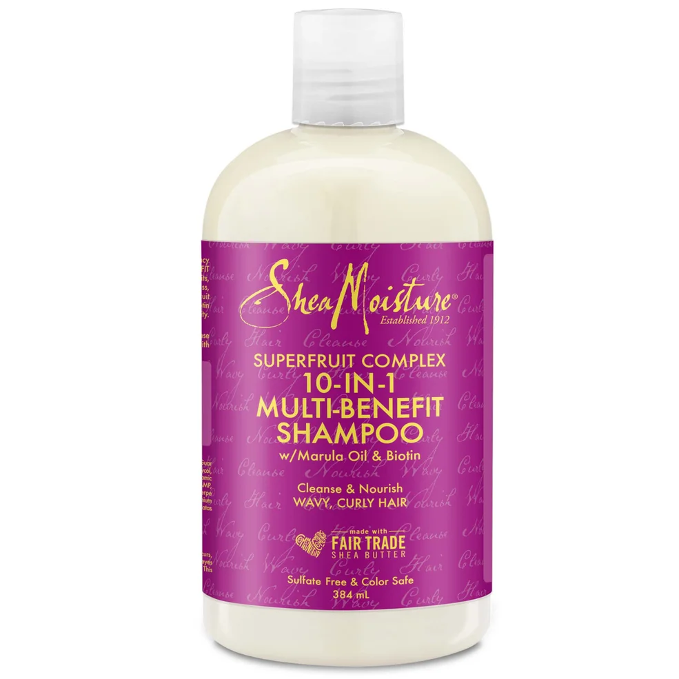 Shea Moisture Shampoing Multi-Action Tous Types de Cheveux au Complexe Superfruit 10 in 1 (379 ml)Image1