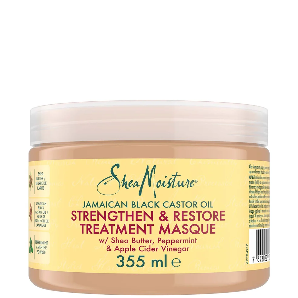 Shea Moisture Masque Stimulant & Réparateur Intense à L'huile de Ricin Noir de Jamaïque (340g)Image1