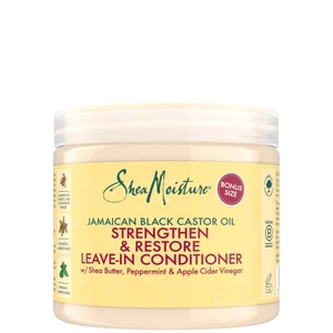 Shea Moisture Après-Shampoing Sans Rinçage Stimulant & Réparateur Intense à l'Huile de Ricin Noir de Jamaïque - undefined undefined