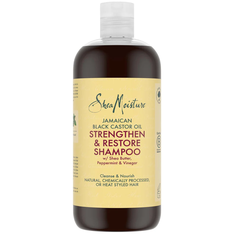 Shea Moisture Shampoing Stimulant & Réparateur Intense à L'huile de Ricin Noir de Jamaïque (473 ml)Image1