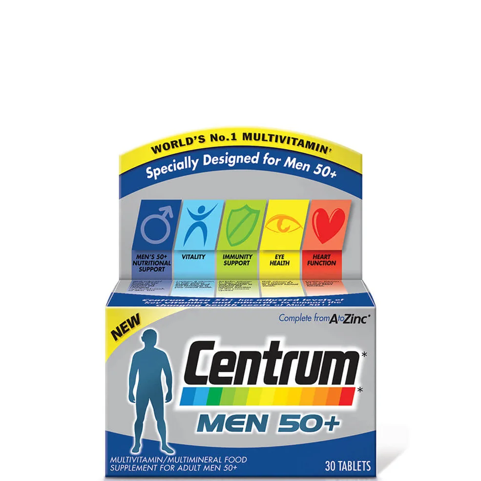Multivitamines Hommes 50+ Centrum – (30 comprimés)Image1