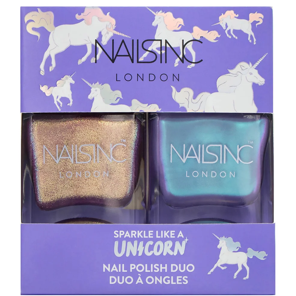 Duo de Vernis à Ongles Sparkle Like a Unicorn nails inc. 2 x 14 mlImage1