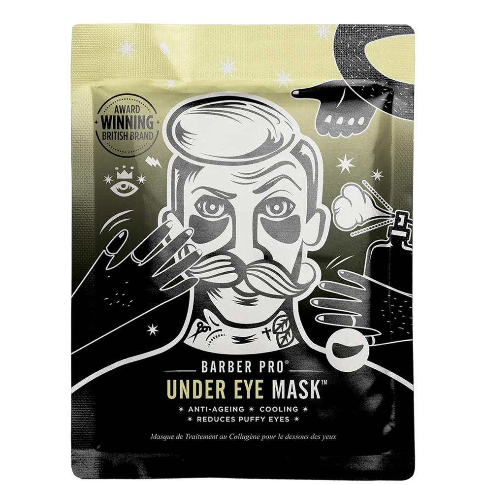 Masque de Traitement au Collagène pour le dessous des yeux BARBER PRO (3 masques)Image1