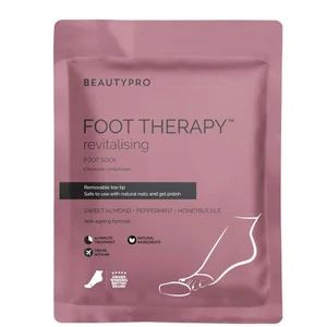 Chaussettes Revitalisantes Imbibées de Collagène avec Orteils Amovibles Foot Therapy™ BeautyPro – 1 paire - undefined undefined