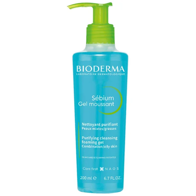 Bioderma Sébium Gel Moussant Purifiant Peaux Grasses à Imperfections 200 ml