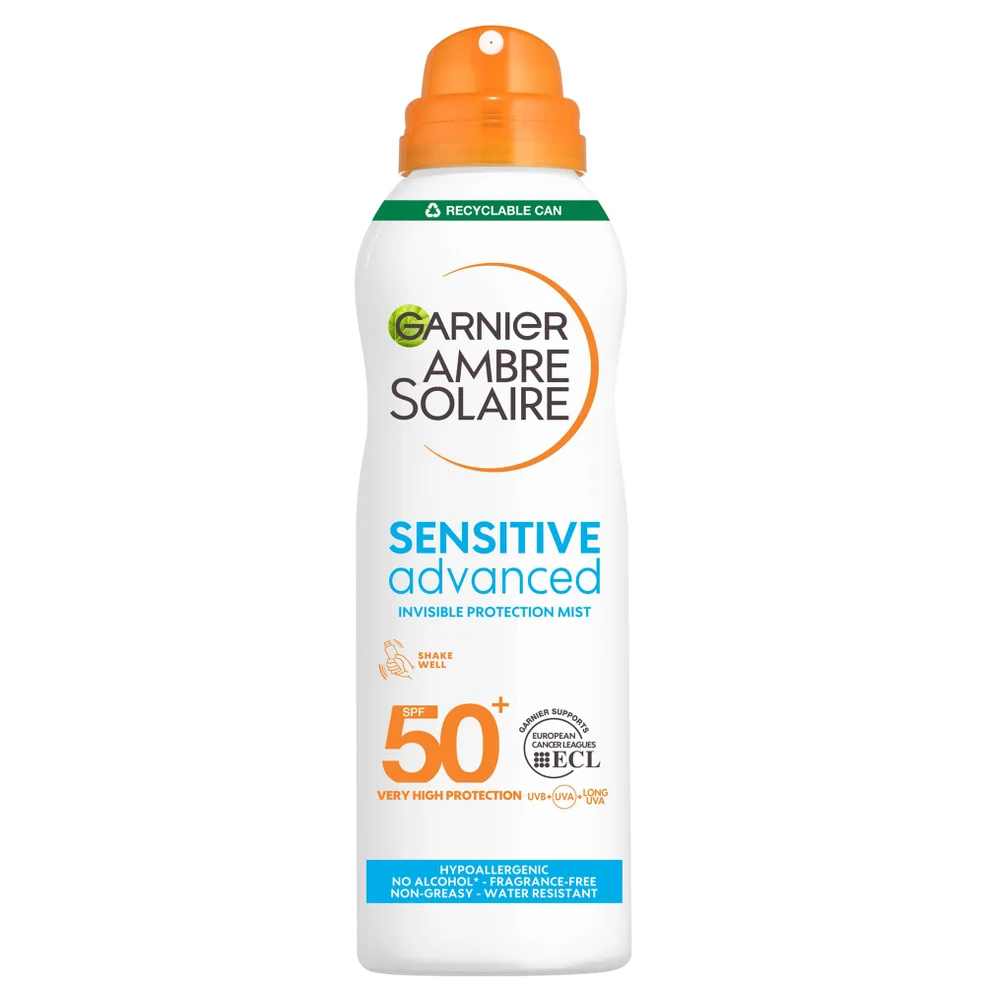 Ambre Solaire Sensitive Hypoallergenic Dry Mist Sun Cream Spray SPF50 200mlImage1