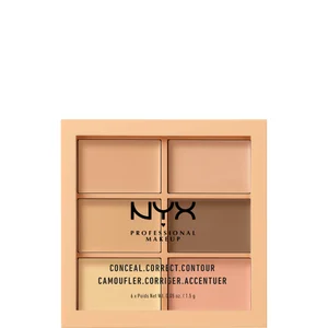 NYX Professional Makeup Palette 3C - Conceal, Correct, Contour - Light (Clair) - undefined undefined