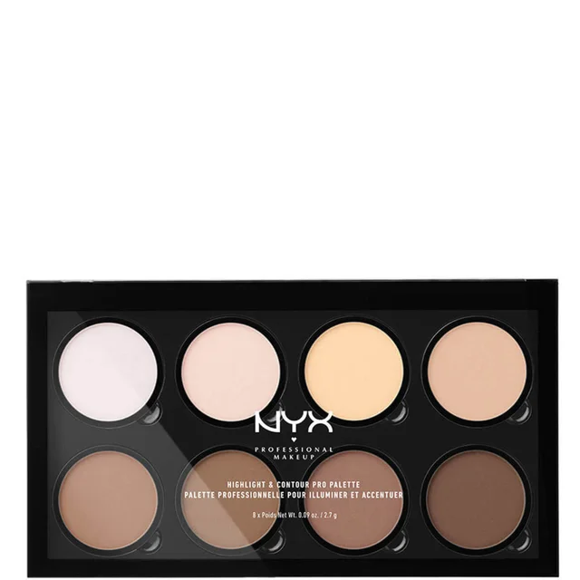 NYX Professional Makeup Highlight & Contour Palette de Contouring Professionnelle
