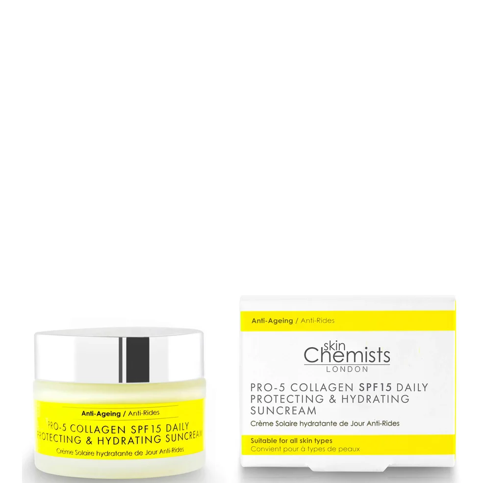 Crème Solaire Hydratante de Jour Anti-Rides SPF 15 skinChemists London 50 mlImage1