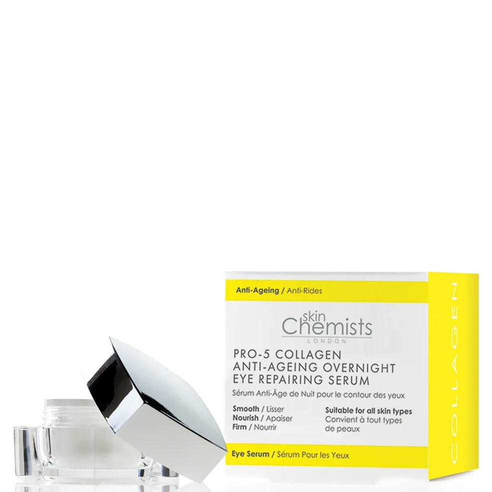 Sérum Anti-Âge de Nuit pour le Contour des Yeux skinChemists London 15 mlImage1