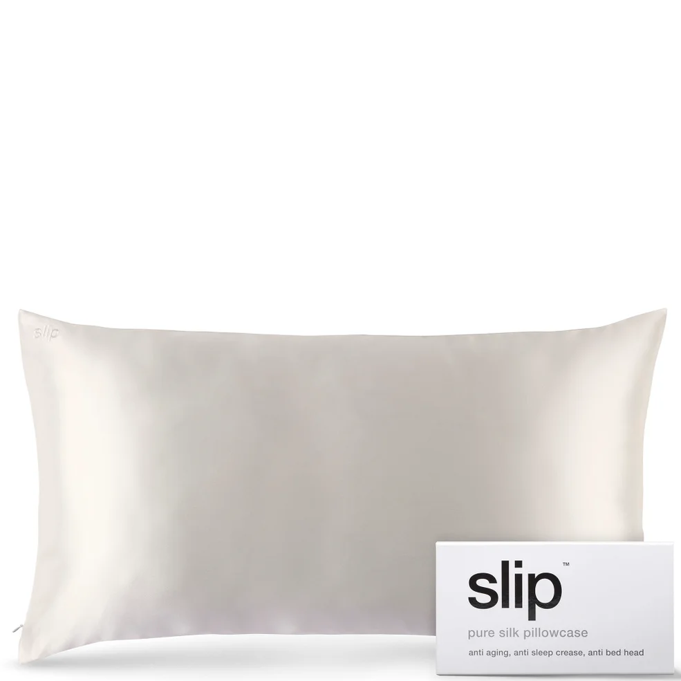 Slip Silk Pillowcase King - WhiteImage1