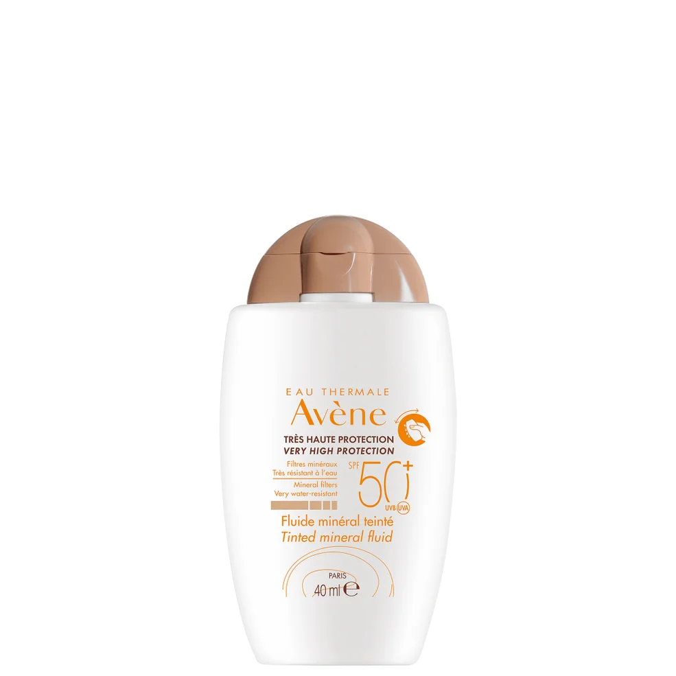 Avène Very High Protection Tinted Mineral Fluid SPF50+ Sun Cream for Intolerant Skin 40mlImage1