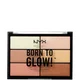 Palette highlighting NYX Professional Makeup Born to Glow
