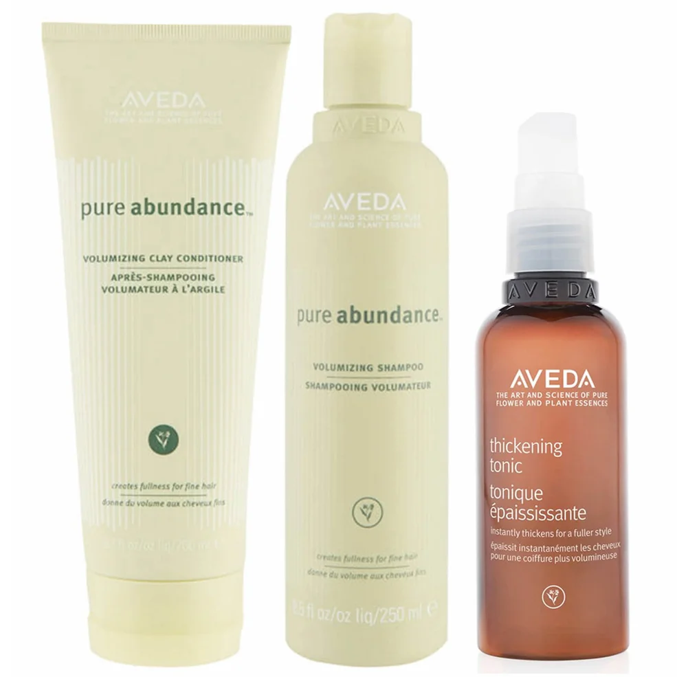 Aveda Pure Abundance Shampoo, Conditioner and Thickening Tonic TrioImage1