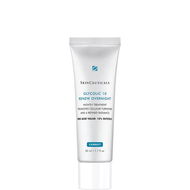 Soin de nuit exfoliant à l'acide glycolique Glycolic 10 Renew Overnight SkinCeuticals 50 ml