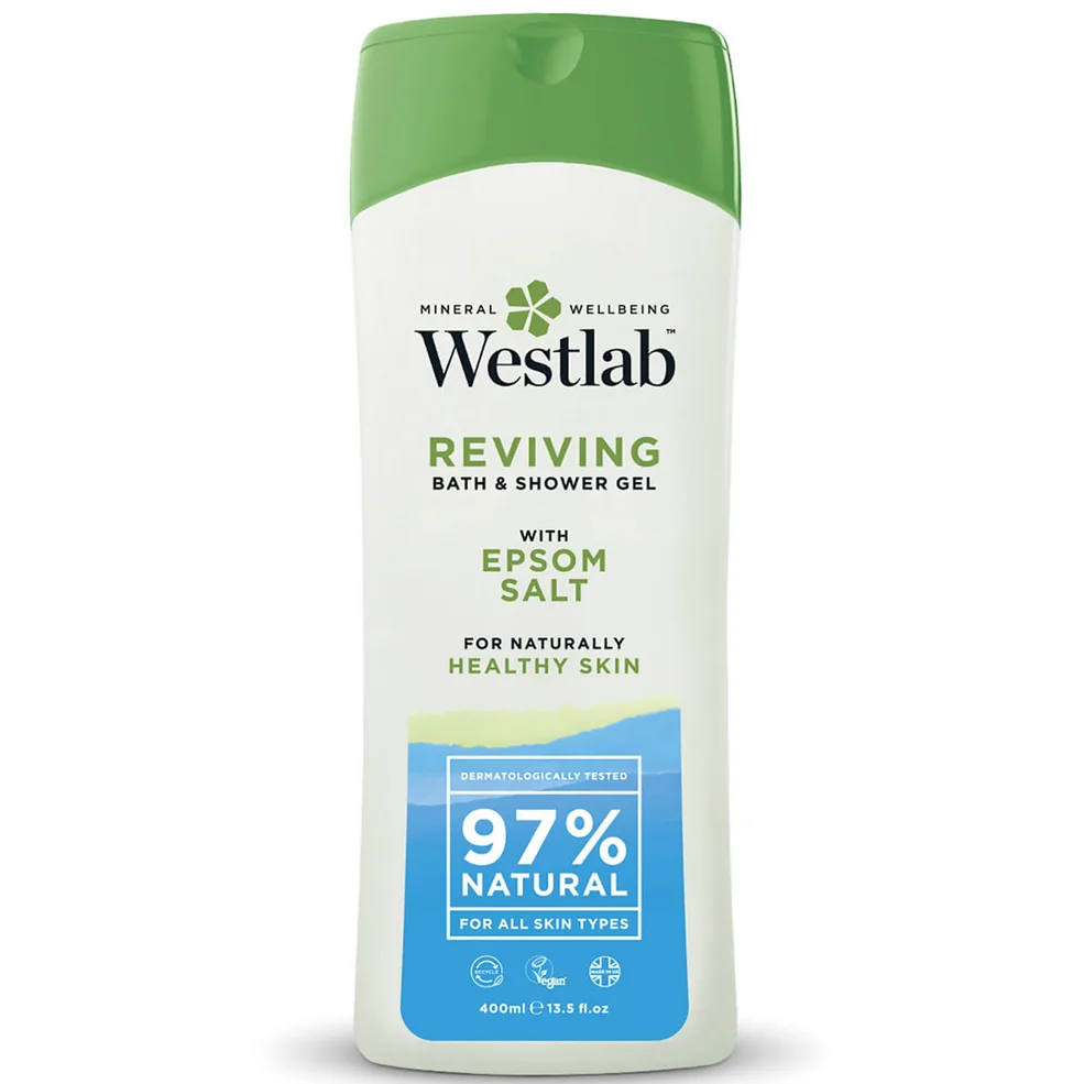 Gel Douche Revitalisant aux Minéraux de Sel d'Epsom Pur Reviving Shower Wash with Pure Epsom Salt Minerals Westlab 400 mlImage1