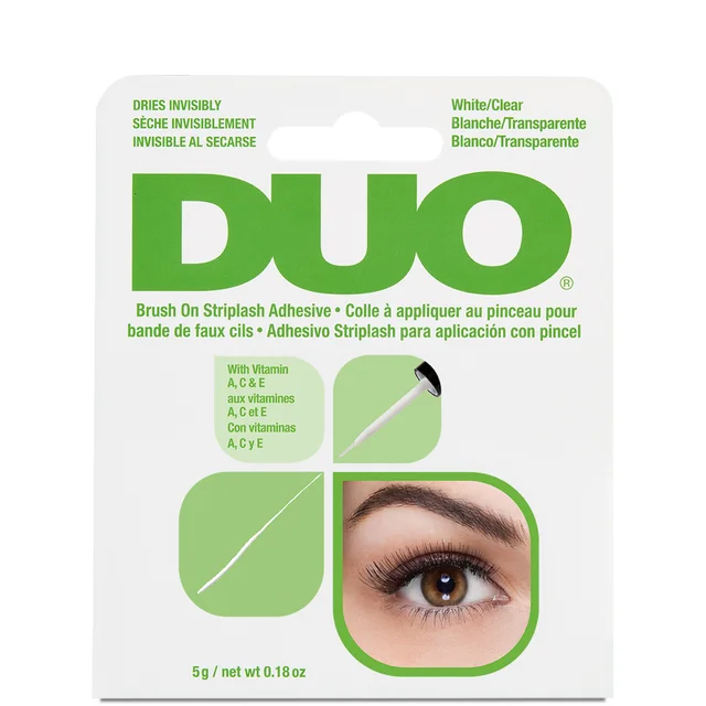 Duo Colle à faux cils - Blanc/Clair (5 g)