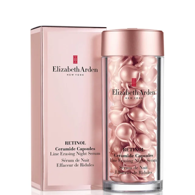 Elizabeth Arden Retinol Ceramide Capsules Sérum de Nuit Effaceur de Ridules – 60 gélules (version enveloppée)