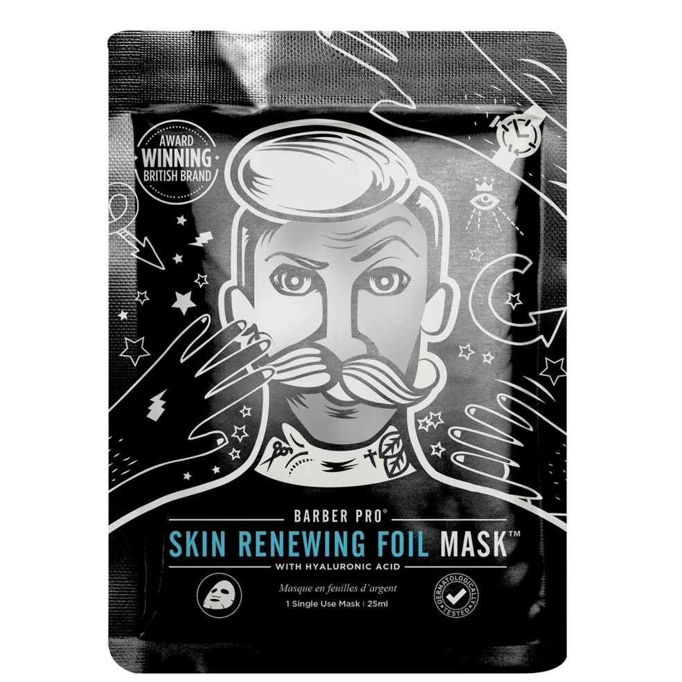 Masque en Feuille d'Argent Skin Renewing Foil Mask™ BARBER PRO 30 gImage1