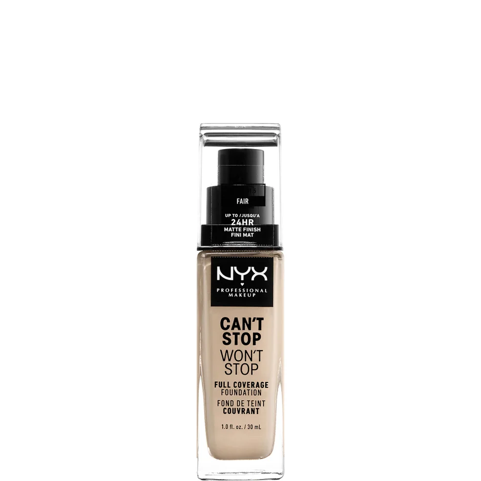 Fond de Teint 24 Heures Can't Stop Won't Stop NYX Professional Makeup (différentes teintes disponibles)Image1