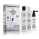 Kit d'Essai 1 Système 3 Étapes pour Cheveux Naturels avec Perte Légère des Cheveux NIOXIN