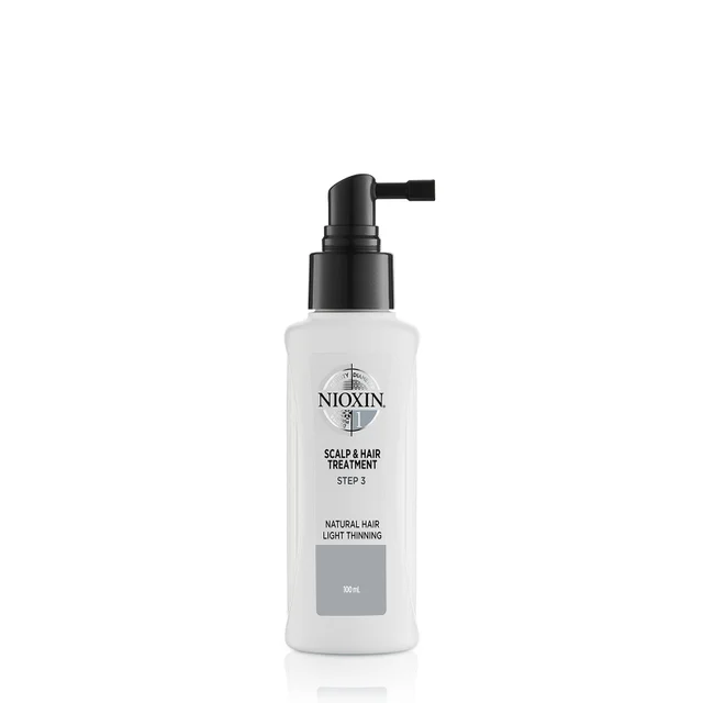 Soin Cuir Chevelu et Cheveux System 1 3 Étapes pour Cheveux Naturels avec Perte Légère des Cheveux NIOXIN 100 ml