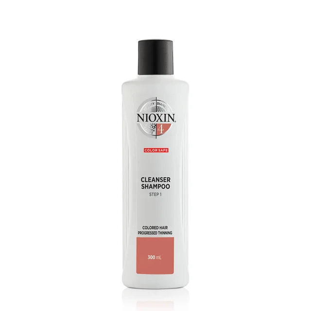 Shampooing Nettoyant System 4 3 Étapes pour Cheveux Colorés avec Perte Régulière des Cheveux NIOXIN 300 ml