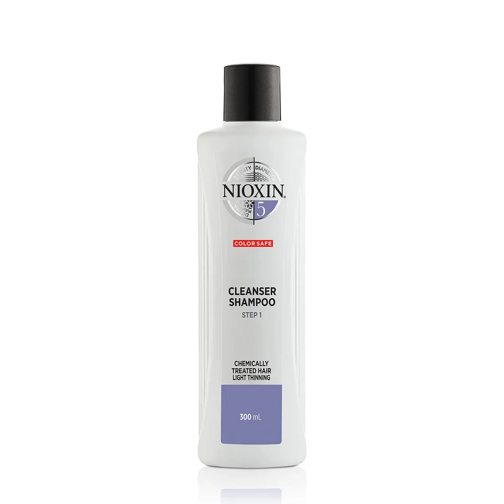 Shampooing Nettoyant System 5 3 Étapes pour les cheveux Traités Chimiquement avec Perte Légère des Cheveux NIOXIN 300 mlImage1