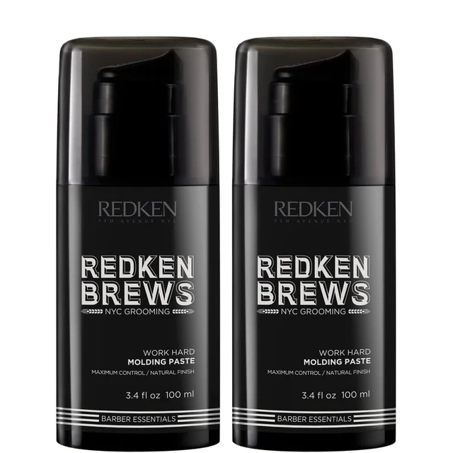 Duo de pâtes de modelage pour homme Work Hard Redken Brews