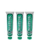Lot de dentifrices Marvis 3 x 85 ml – Classic Strong Mint (menthe forte classique)