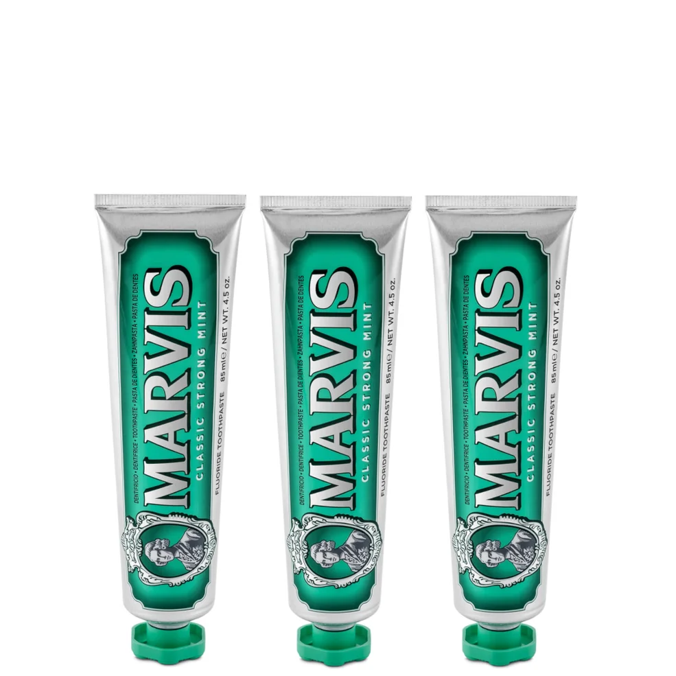 Lot de dentifrices Marvis 3 x 85 ml – Classic Strong Mint (menthe forte classique)Image1