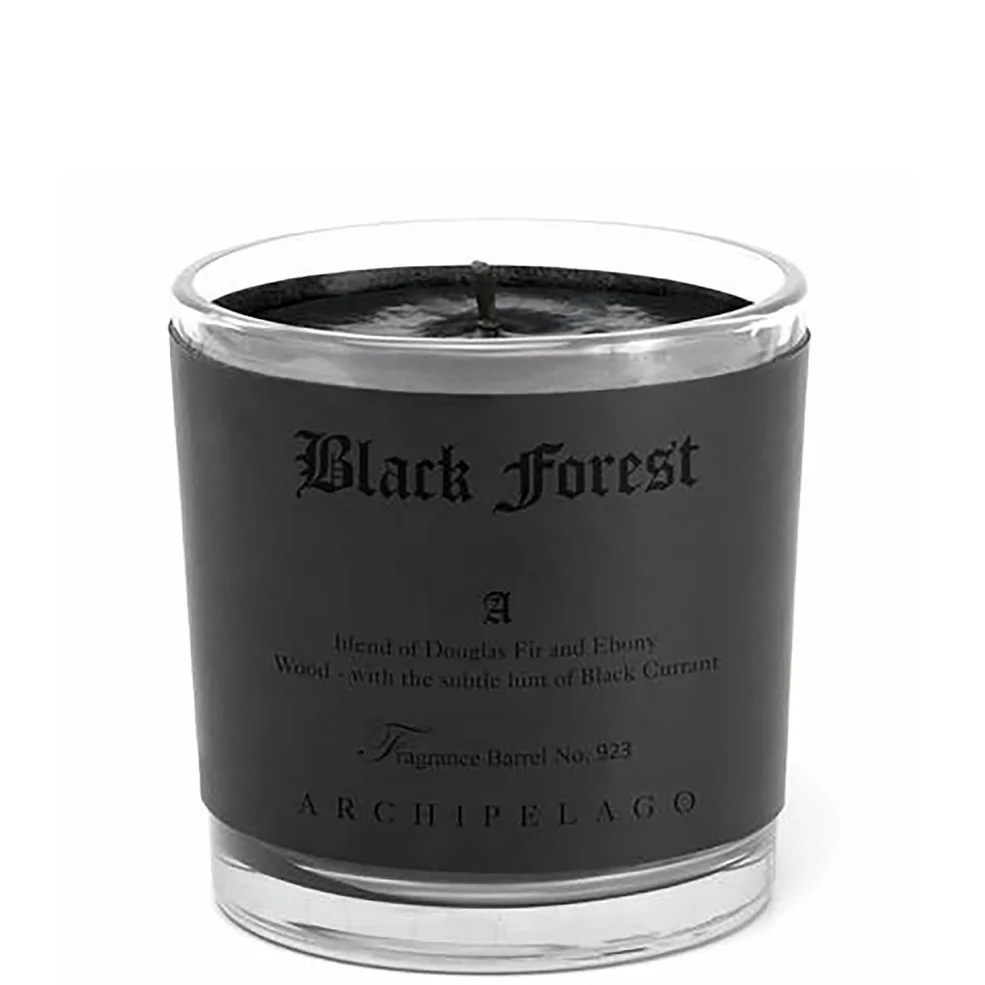 Archipelago Botanicals Letter Press Black Forest Candle 363g ExclusiveImage1