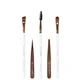 Kit pour sourcils de luxe brushworks – Rose Gold
