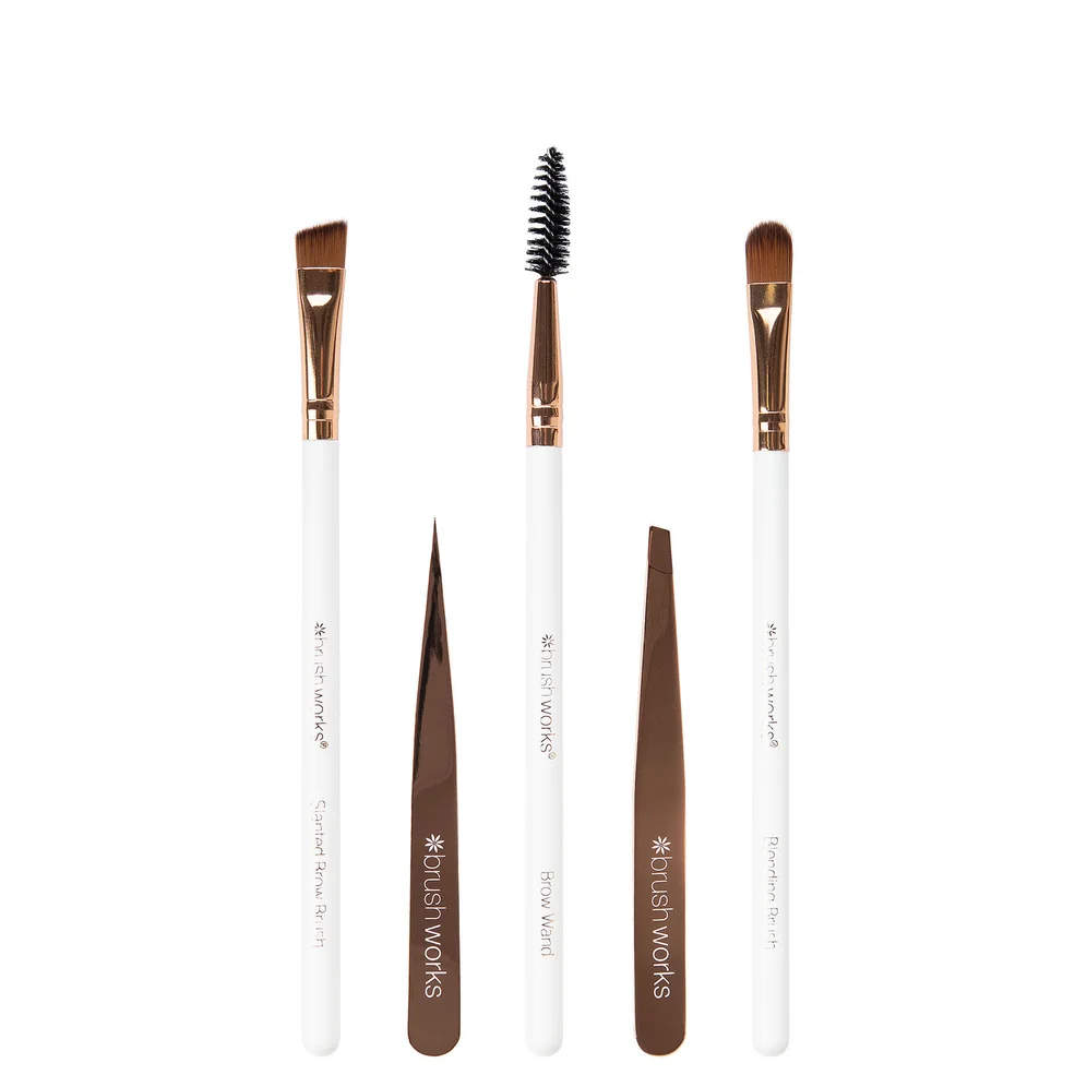 Kit pour sourcils de luxe brushworks – Rose GoldImage1