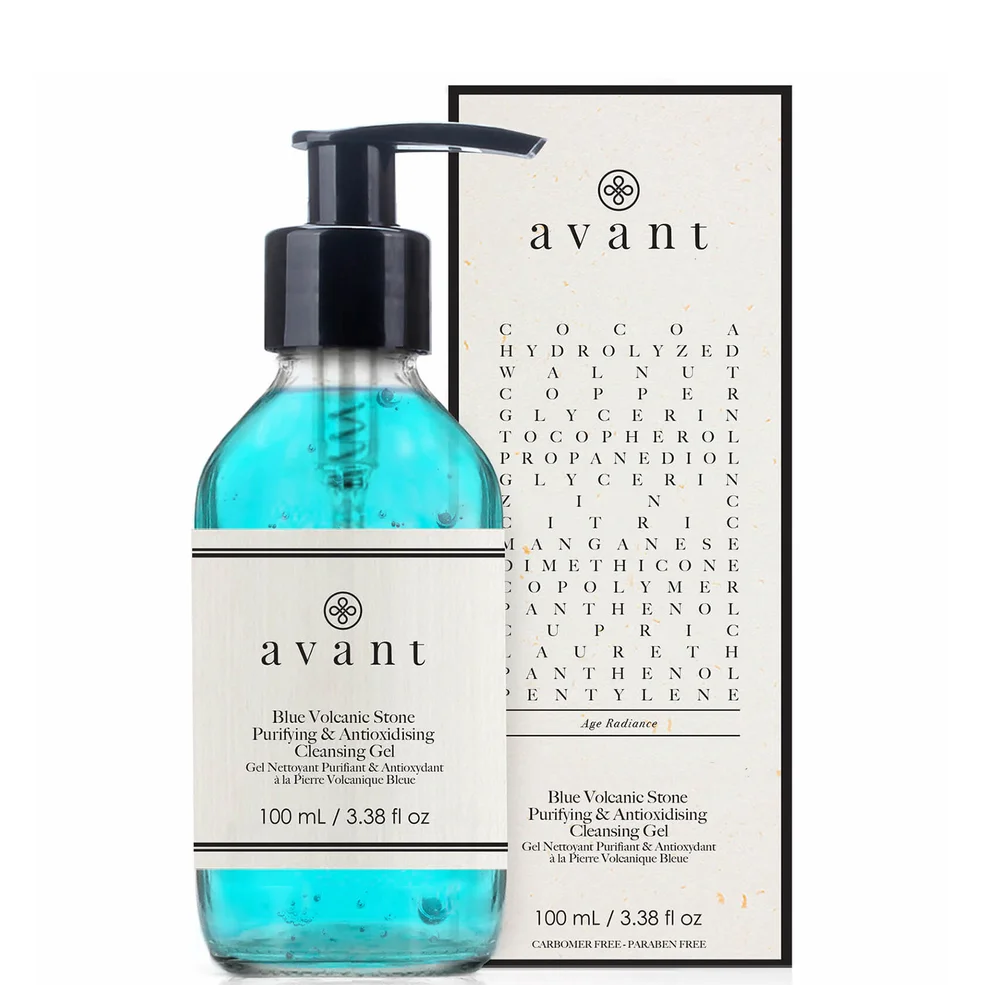 Avant Skincare Blue Volcanic Stone Gel nettoyant purifiant et antioxydant 100mlImage1