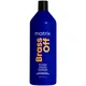 Matrix Total Results Brass Off Brunette Shampooing Bleu pour Cheveux Bruns Éclaircis (1 ml)