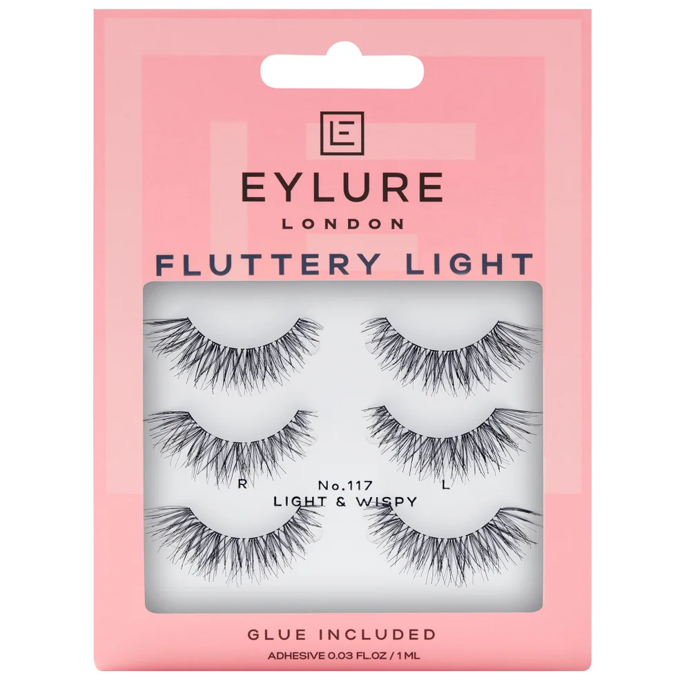 Eylure False Lashes - Fluttery Light No. 117 MultipackImage1