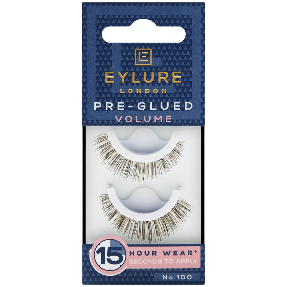 Eylure Pre-Glued False Lashes - Volume No. 100Image1