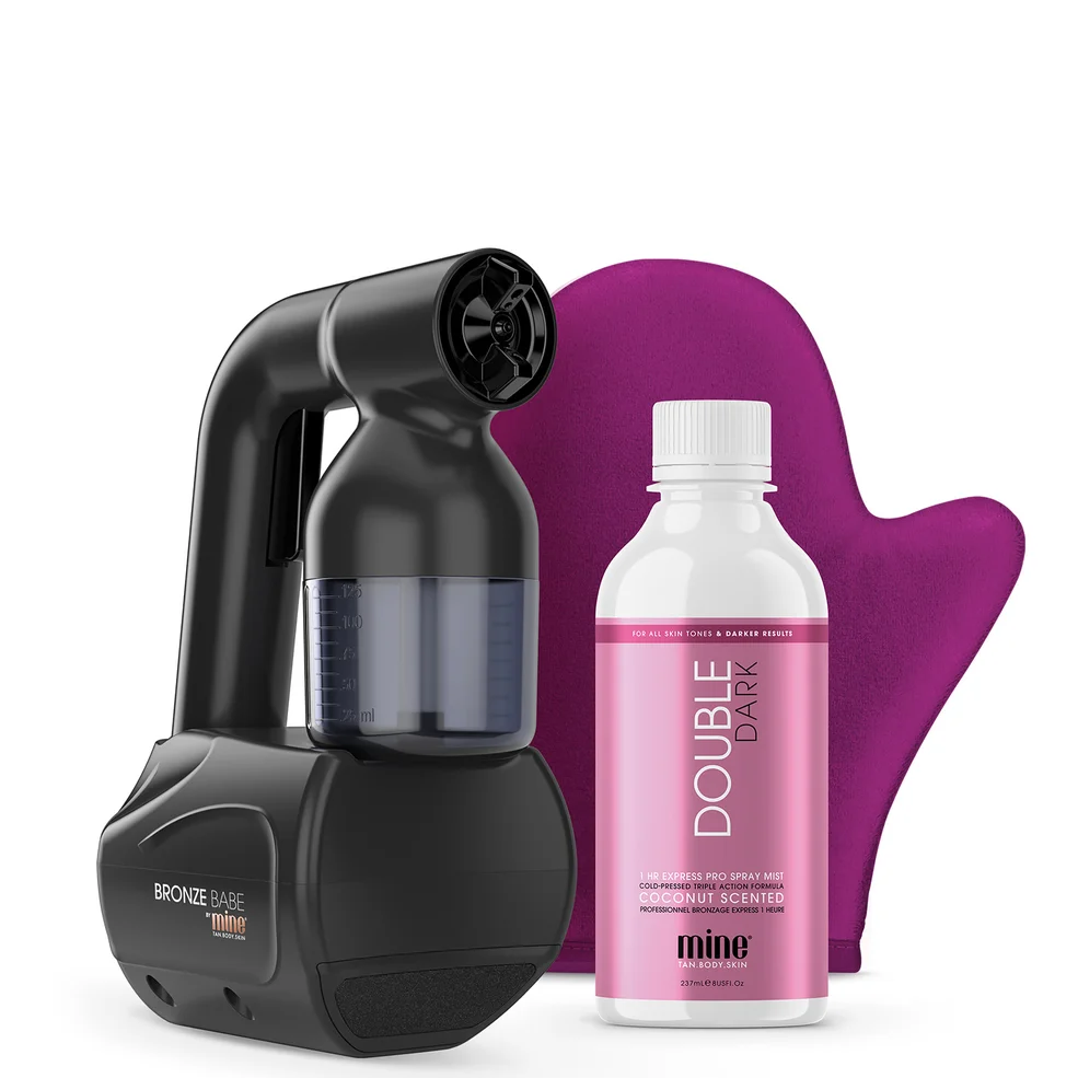 MineTan Bronze Babe Personal Spray Tan Kit - Black 50mlImage1