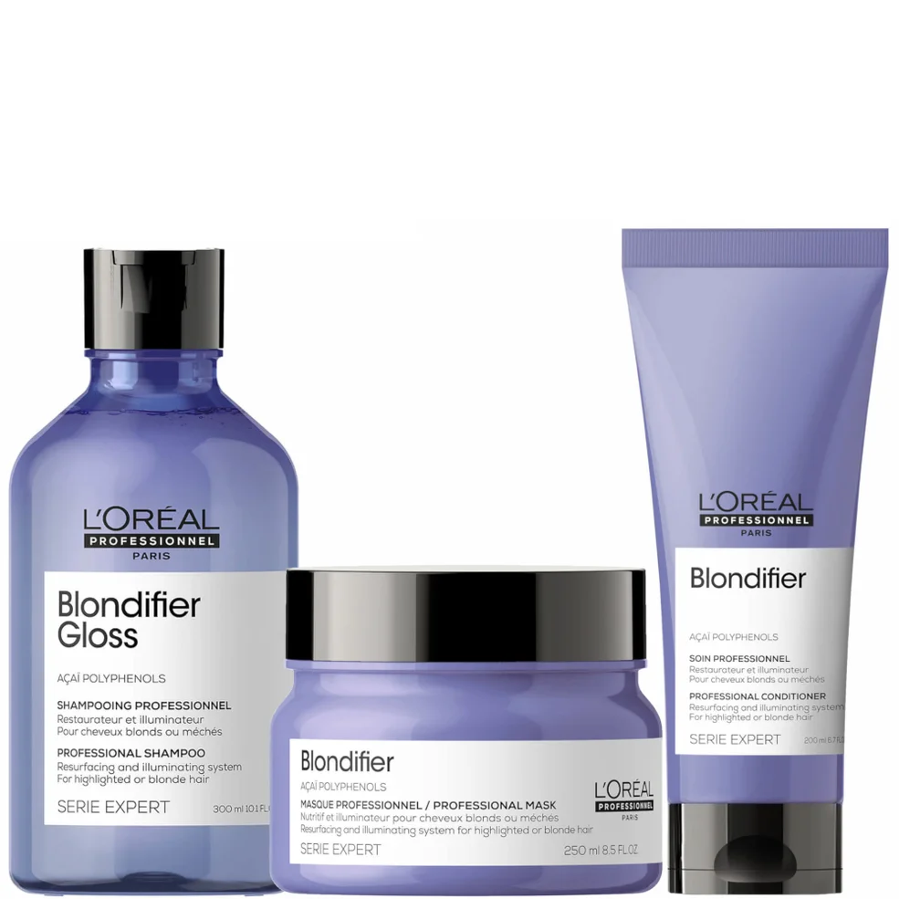 Trio de Shampooing, Soin et Masque Blondifier Serie Expert L'Oréal Professionnel ParisImage1
