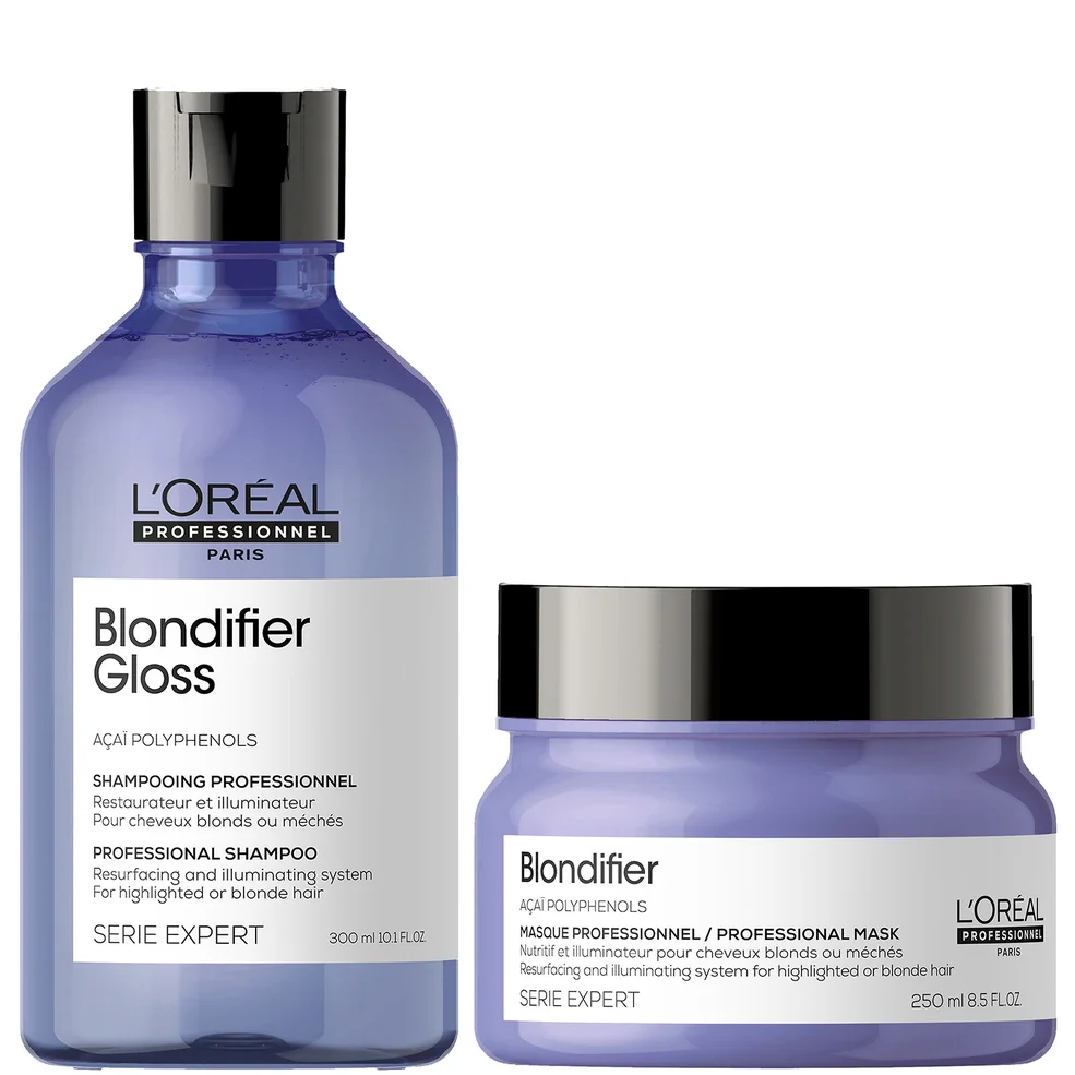 Duo de Shampooing et Masque Blondifier Gloss Serie Expert L'Oréal Professionnel ParisImage1
