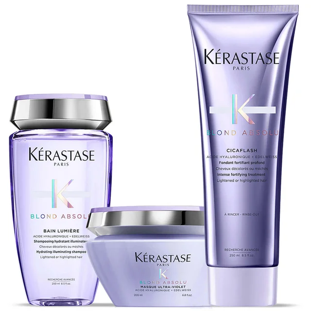 Trio Shampooing, Après-Shampooing et Masque Blond Absolu Lumière Kérastase