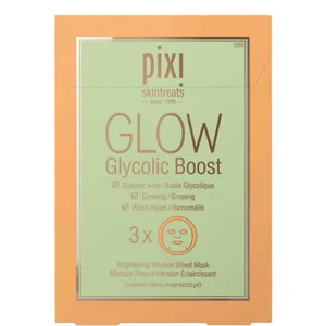 PIXI GLOW Glycolic Acid Boost Masque Tissu (Paquet de 3) - undefined undefined