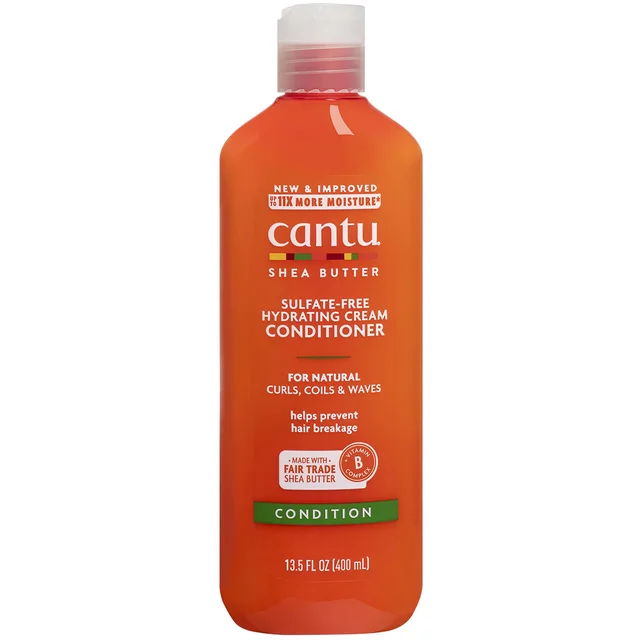 Cantu Shea Butter for Natural Hair Après-Shampooing Crème Hydratant Sans Sulfates 400 ml