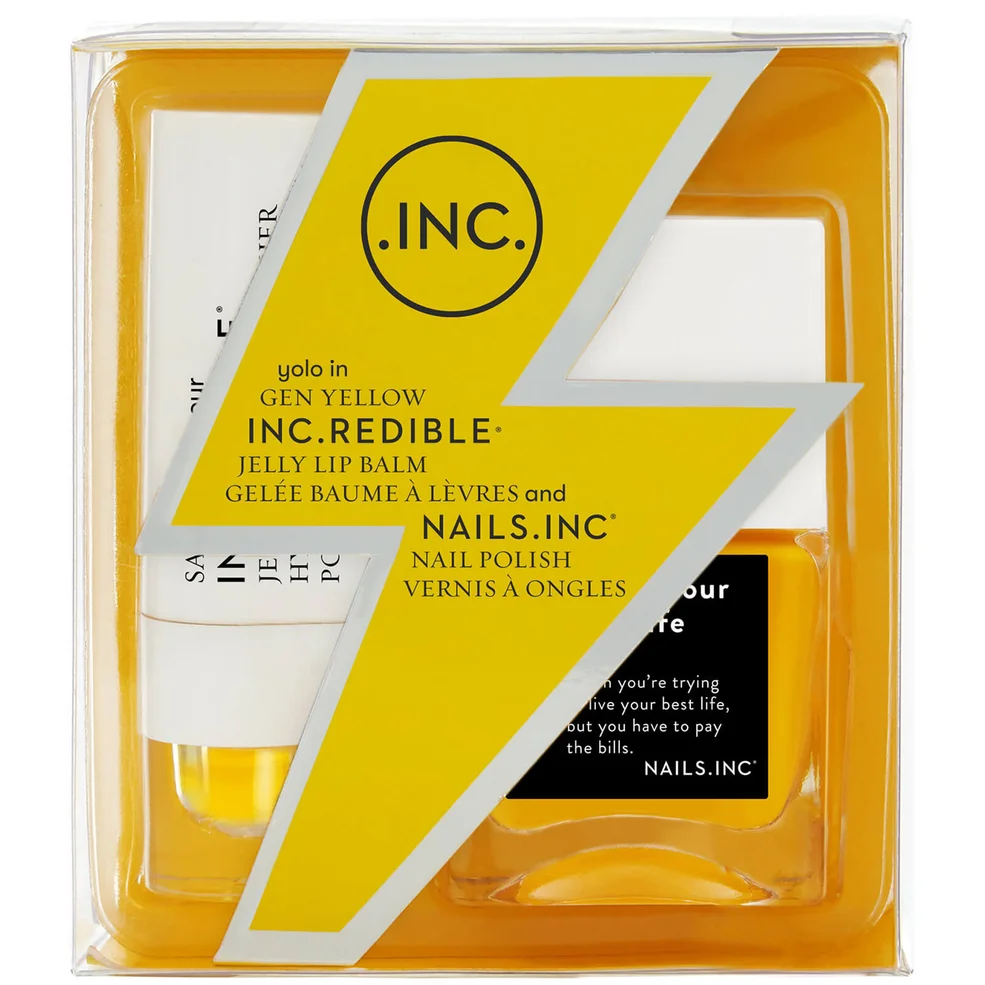 nails inc. Gen Yellow Nail Varnish Duo 2 x 14mlImage1