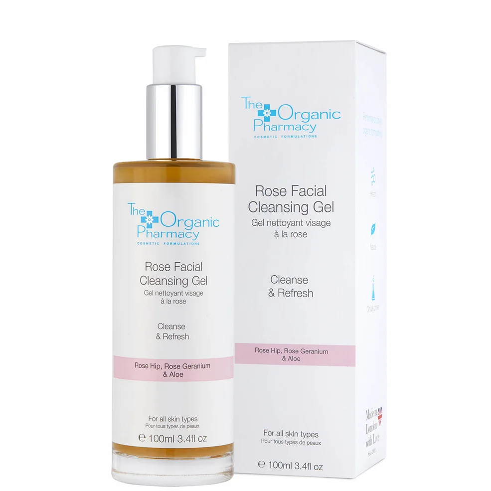 The Organic Pharmacy Rose Facial Cleansing Gel 100mlImage1