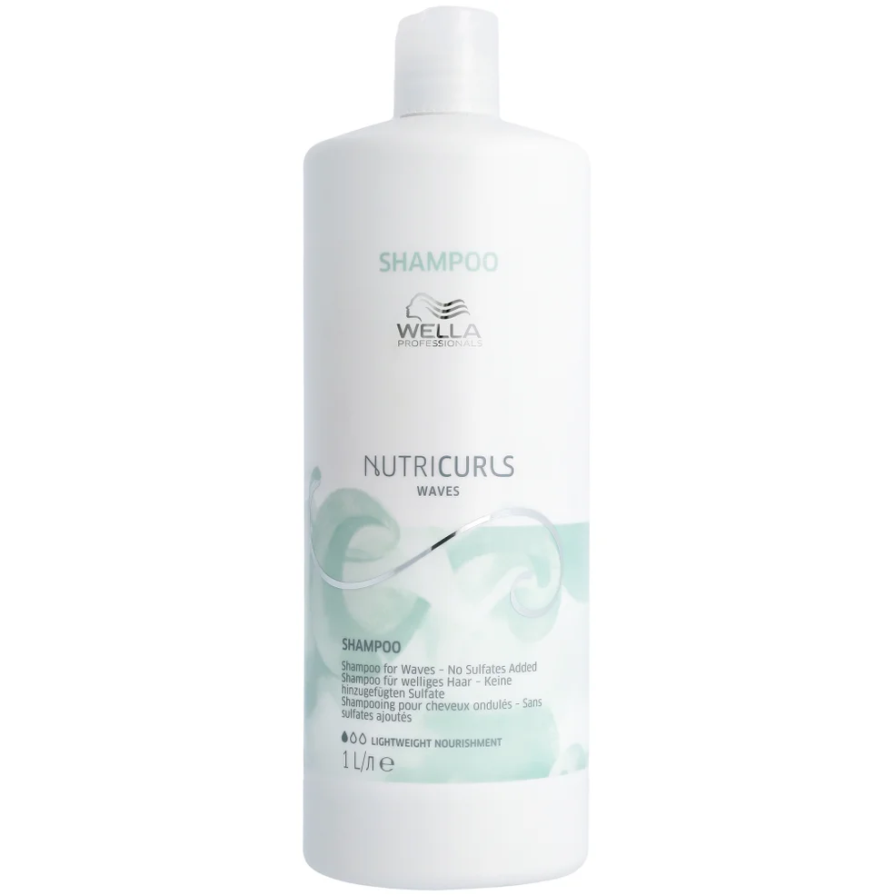 Wella Professionals Nutricurls Shampoo for Waves 1000mlImage1