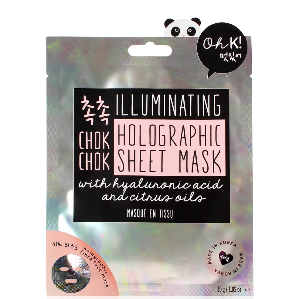 Oh K! Chok Chok Illuminating Holographic Sheet Mask 25gImage1